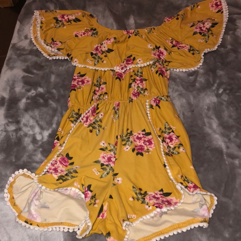 Cute off the shoulder romper